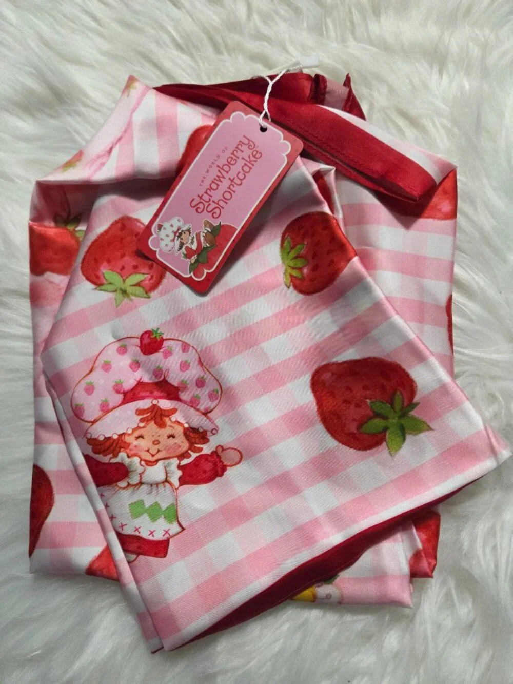 Strawberry Shortcake Silky Feel Square Scarf